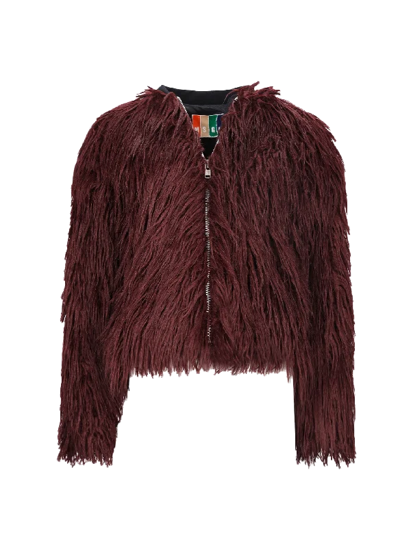 faux-fur jacket