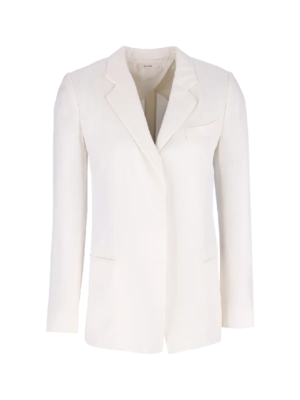 open-front tailored blazer