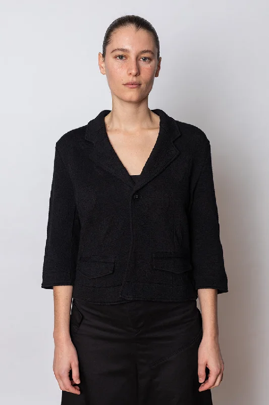 Tailored Short Jacket - Black