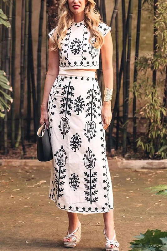 rima-linen-blend-ethnic-print-crop-top-tire-up-wrap-midi-skirt-set