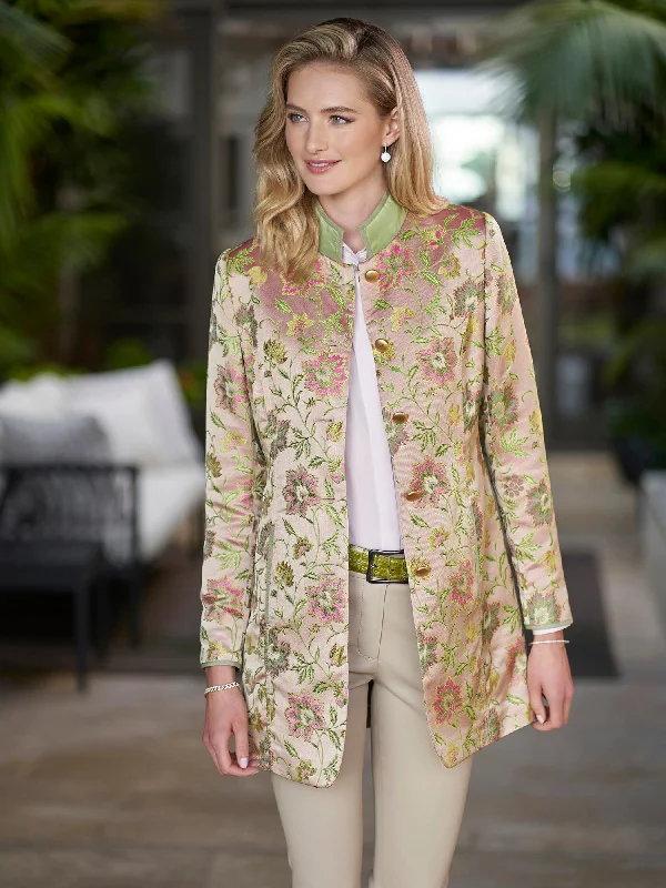 Amorie Fleur Silk Jacket