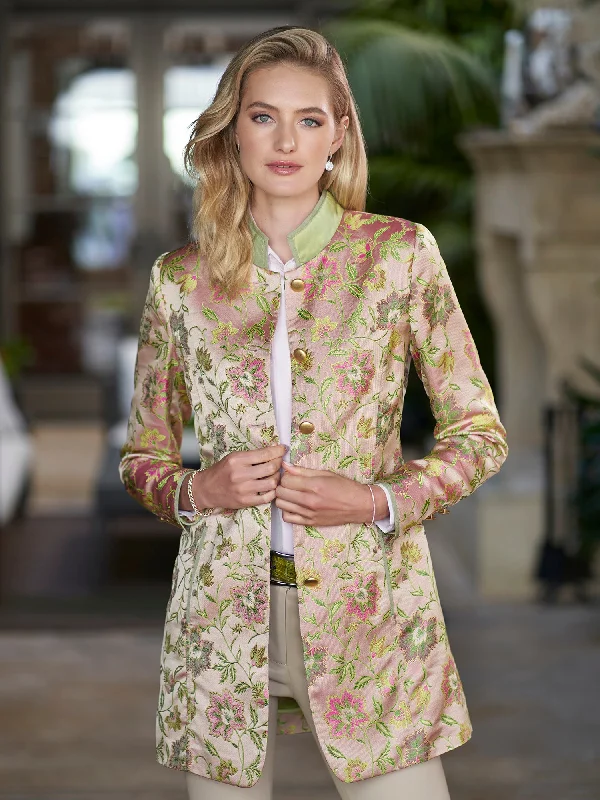 Amorie Fleur Silk Jacket