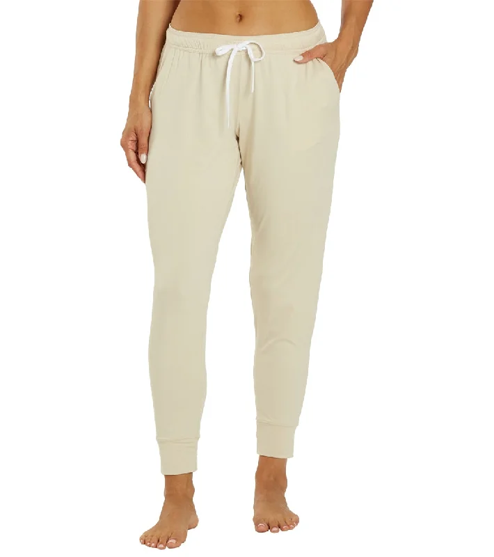 J.Valdi Women's Lounge Jogger Sand