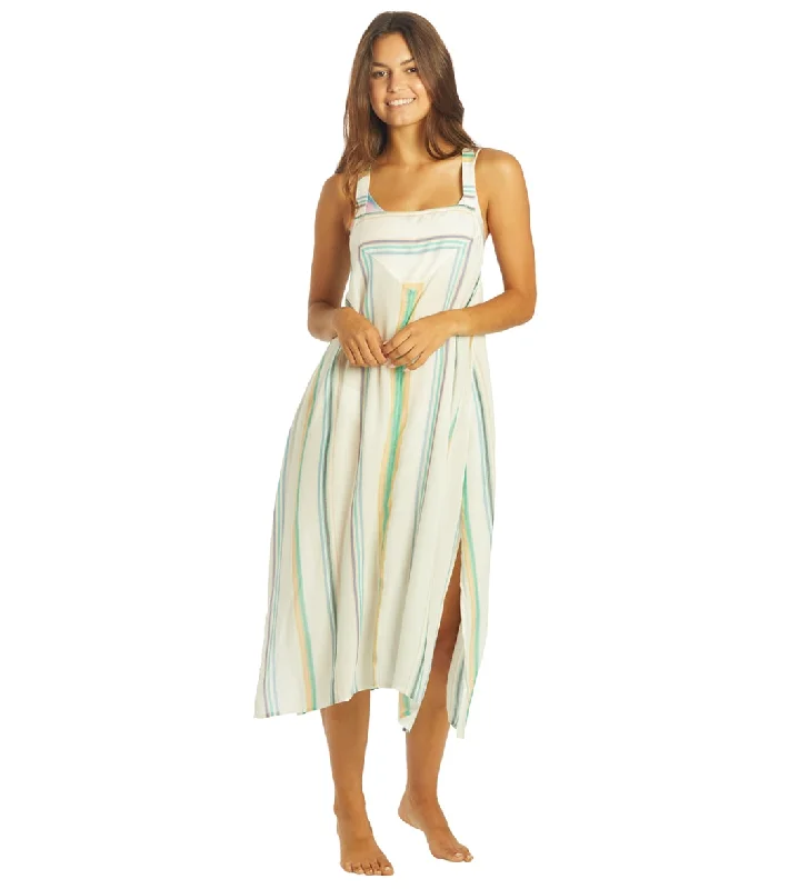 O'Neill Women's Miranda Stripe Cover Up Dress Vanilla