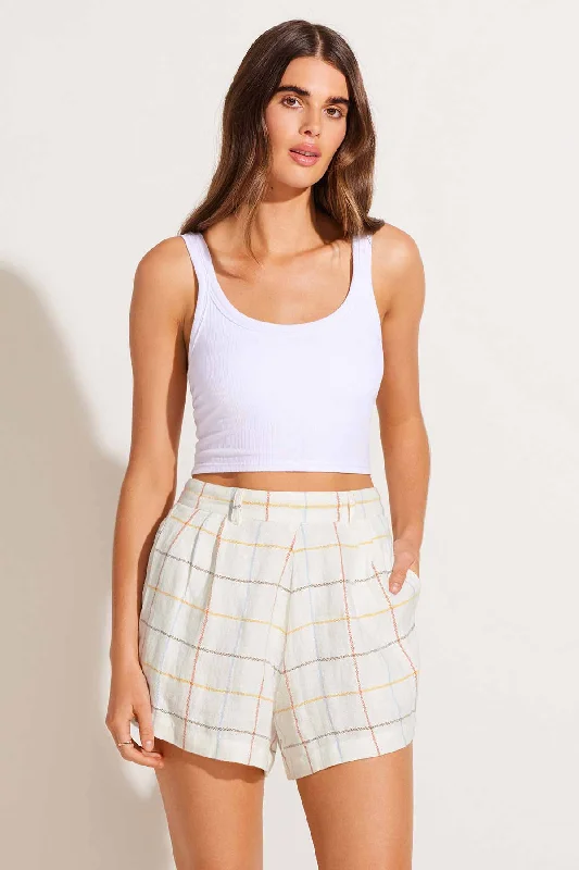 The Getaway Short - Brushed Linen