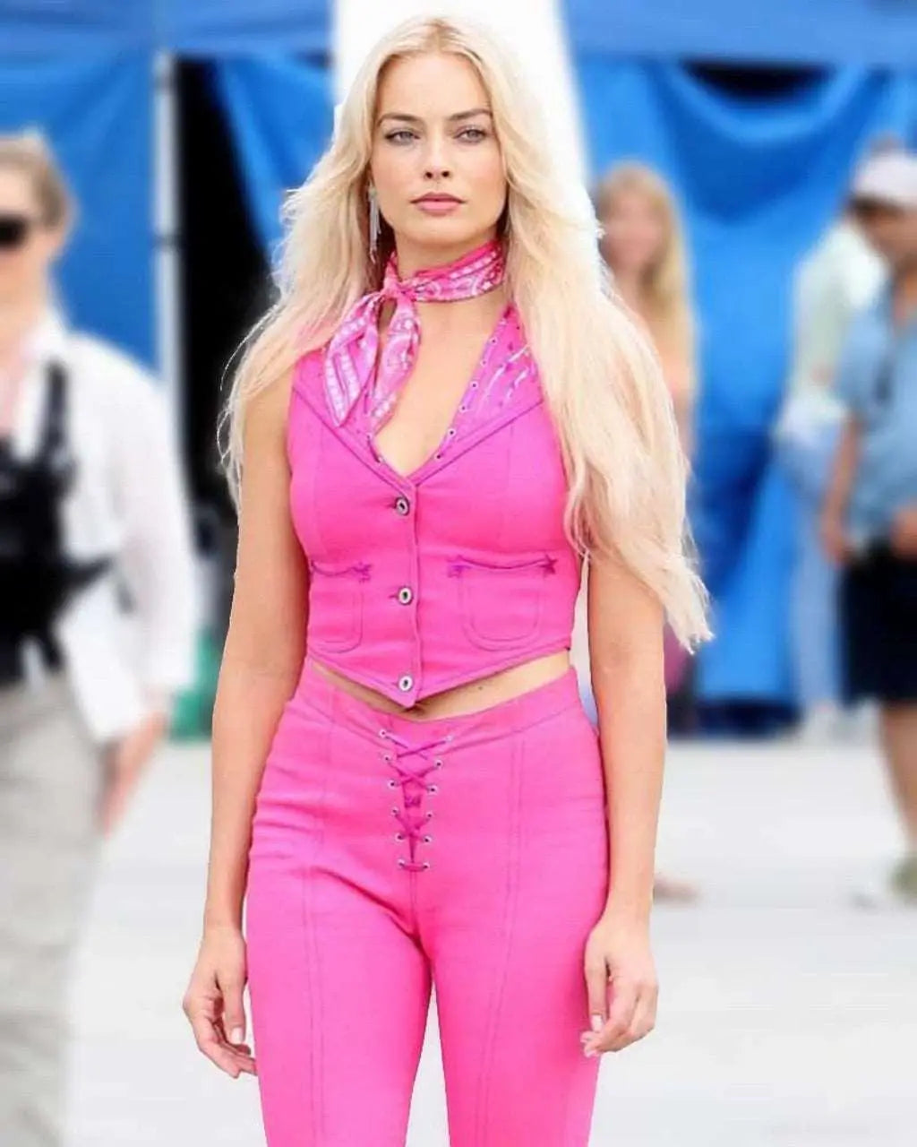 Margot Robbie Barbie Pink Vest