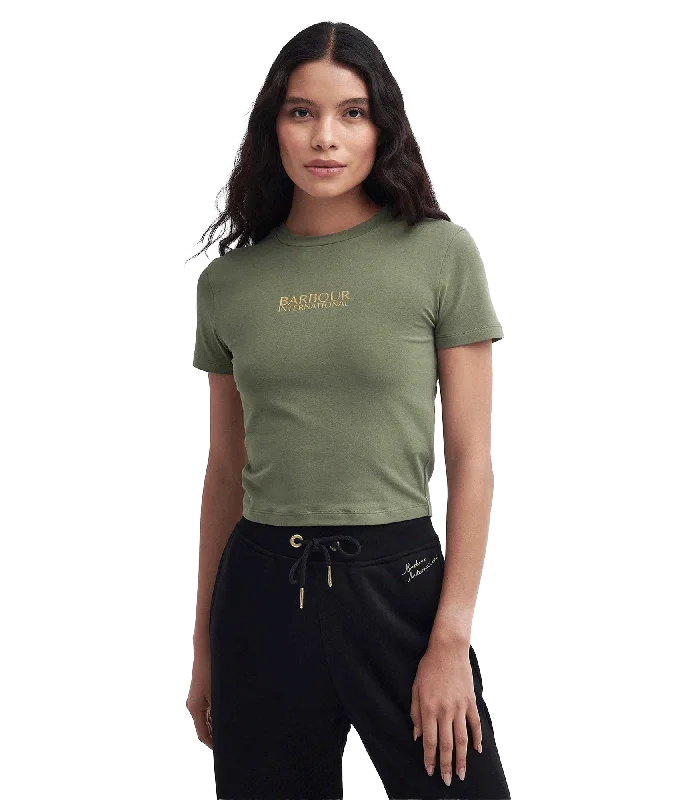 Reign Cropped T-Shirt - Green