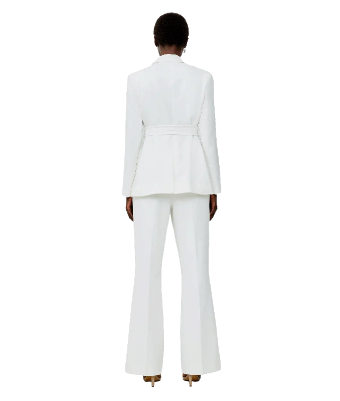 Whisper Belted Blazer - White