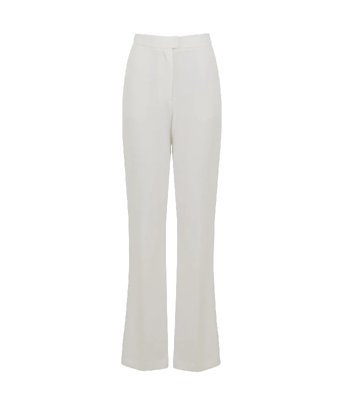 Whisper Flared Trousers - White