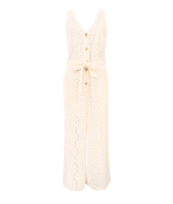 Laurena Jumpsuit - Cream