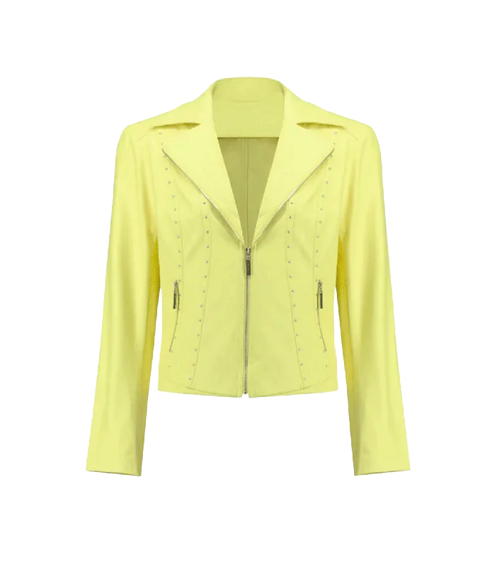 Moto Jacket - Yellow