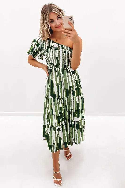 Corey Midi Dress Green