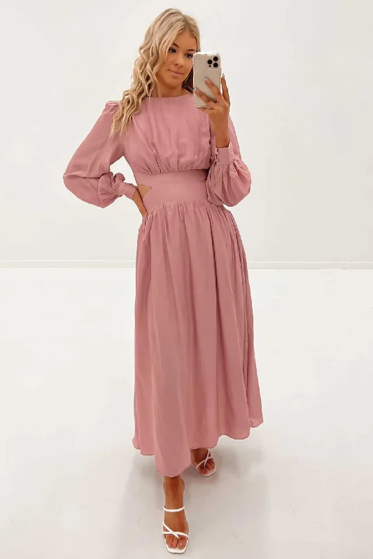 Dola Maxi Dress Blush