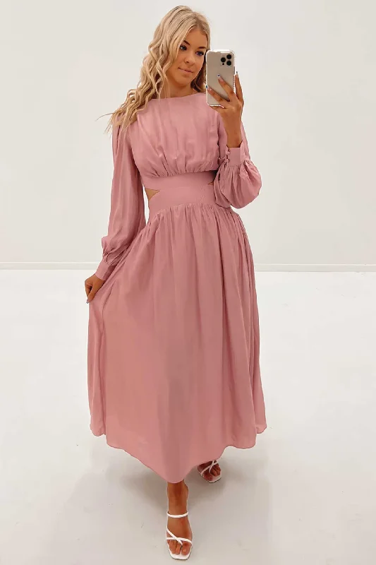 Dola Maxi Dress Blush