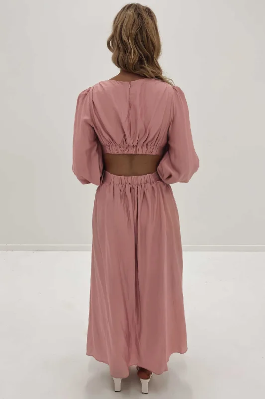 Dola Maxi Dress Blush