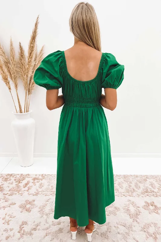 Mael Midi Dress Green