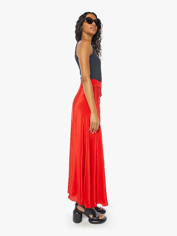 Maria Cher Luna Wrap Skirt - Red