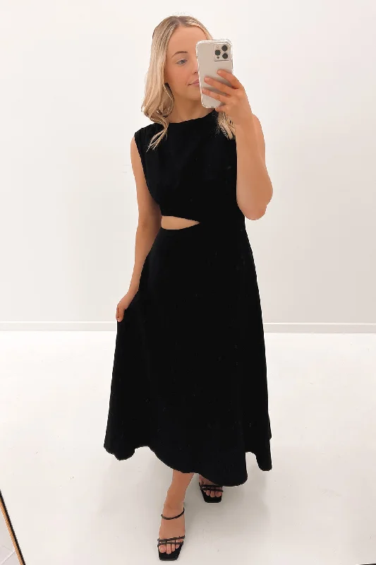 Max Midi Dress Black