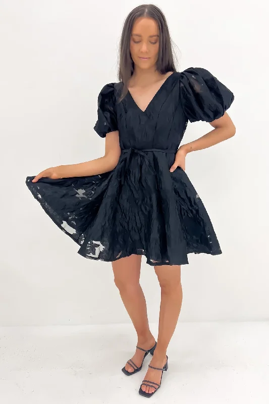 Nya Mini Dress Black