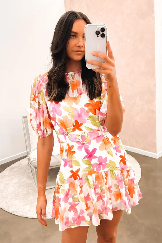 Raya Mini Dress Floral