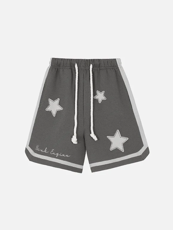 Aelfric Eden Star Patchwork Shorts