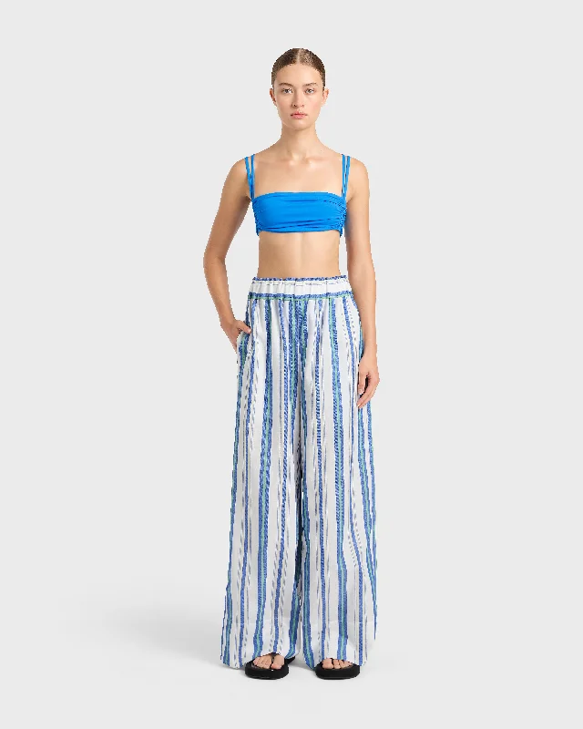 Arezzo Wide Leg Pant - Lapis