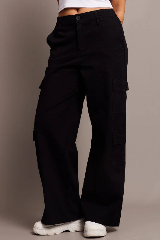 black-cargo-pants-low-rise-bt4005-84p-1