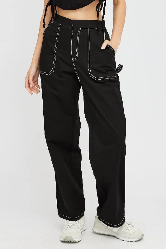 black-cargo-pants-mid-rise-contrast-stitch-bt3139-84pb-1