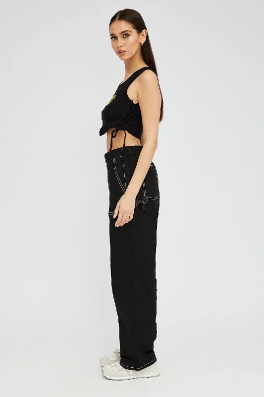 black-cargo-pants-mid-rise-contrast-stitch-bt3139-84pb-1