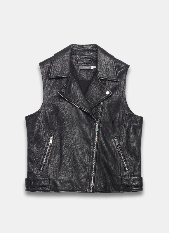 black-leather-waistcoat