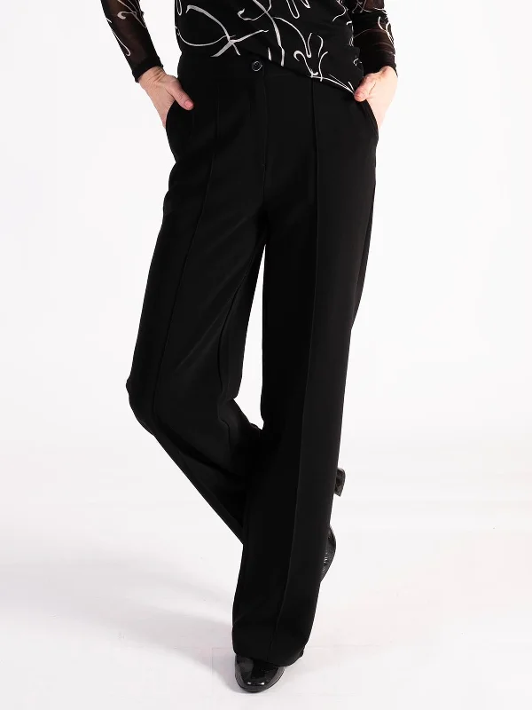 A Black Ponte Roma Trousers