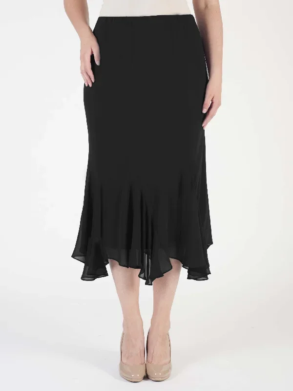 black-six-panelled-crepe-chiffon-skirt