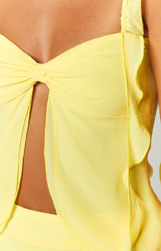 caspian-yellow-chiffon-top