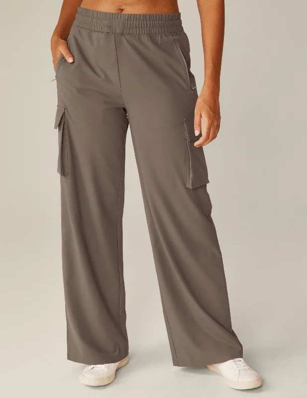 City Chic Wide Leg Cargo Pant