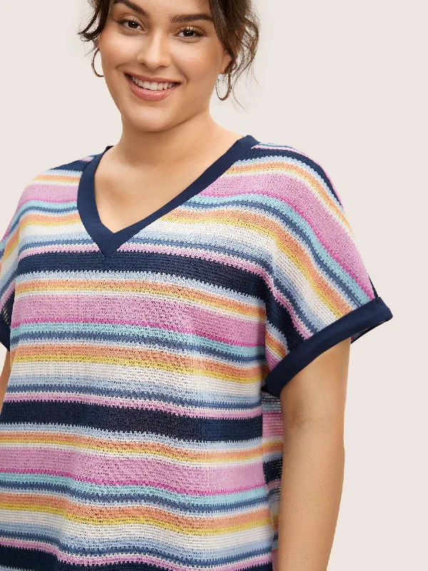 contrast-striped-dolman-sleeve-knit-t-shirt