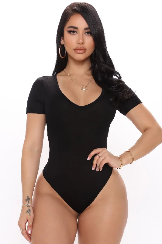 Favorite Tee Bodysuit - Black