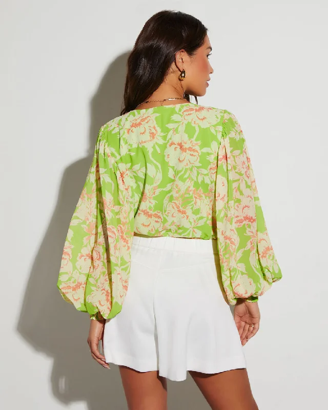 haven-floral-chiffon-balloon-sleeve-bodysuit