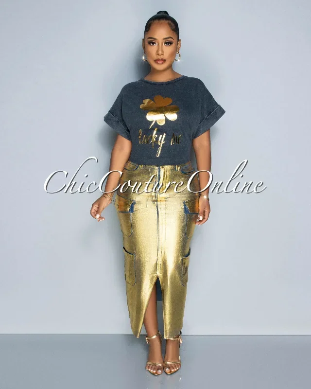 kavia-denim-gold-foil-front-slit-maxi-skirt