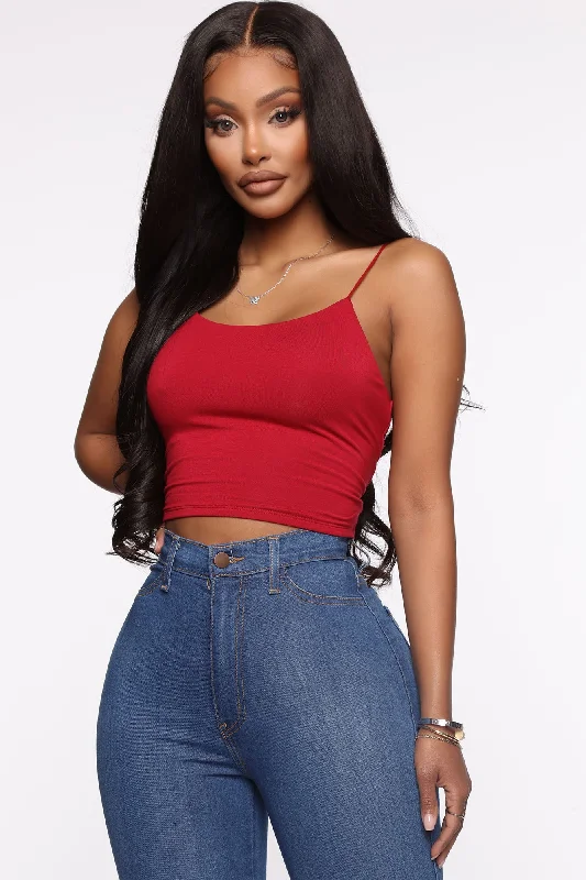 KiKi Cropped Top - Red