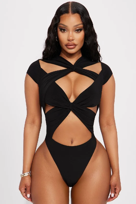 Never Too Much Bodysuit - Black