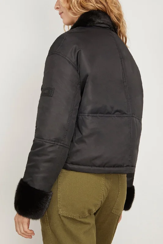 nylon-bomber-jacket-with-mink-trim-in-noir