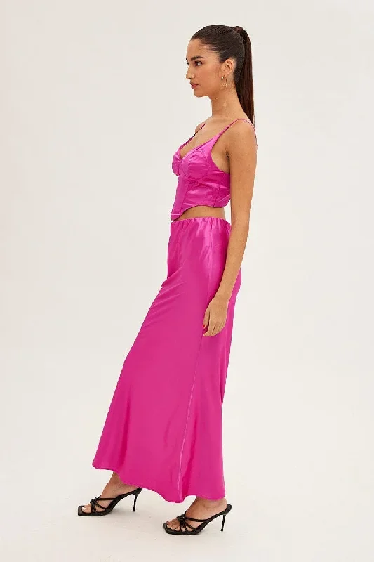 pink-maxi-skirt-low-rise-elastic-waist-satin-sl0072x-47cb