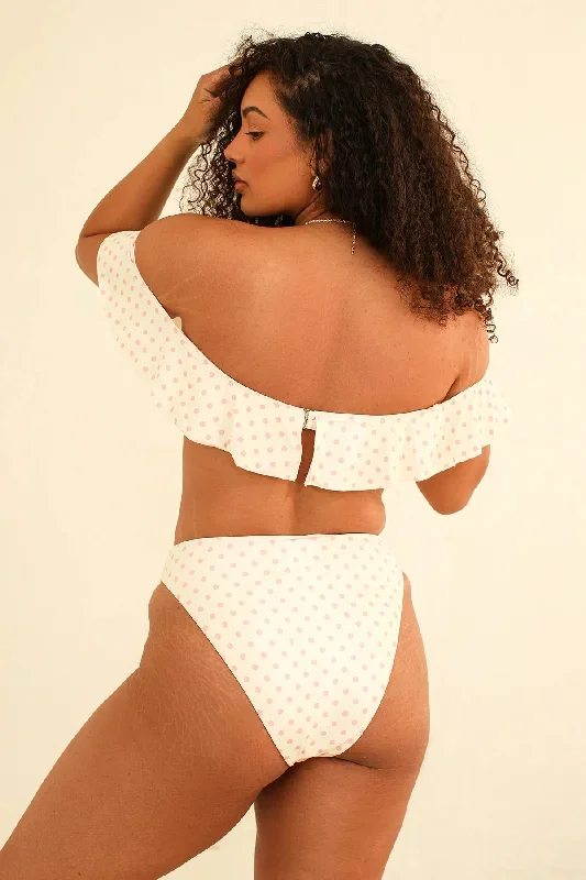 Seashore High Waist Cheeky Bikini Bottom