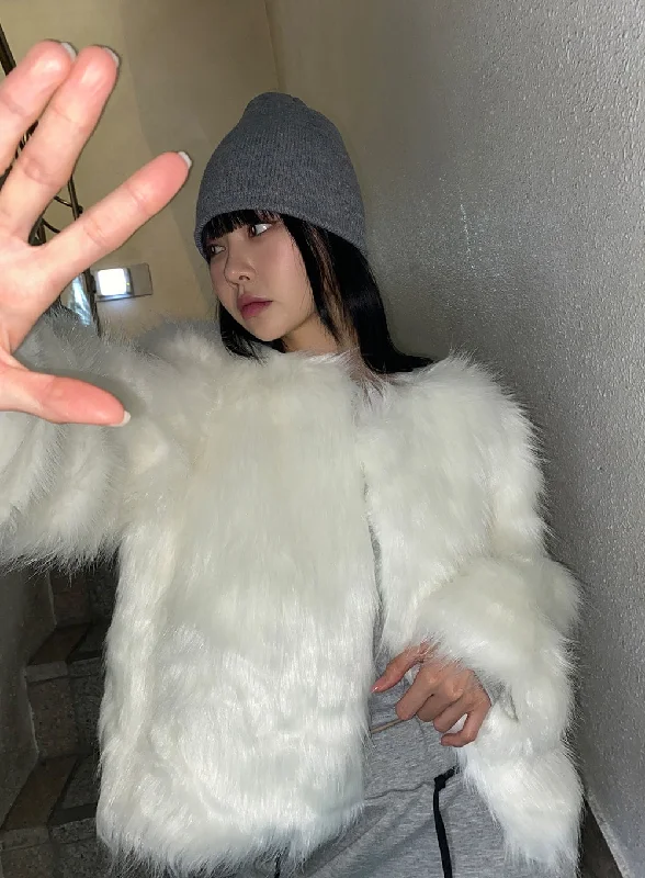 Soft Faux Fur Jacket CO327