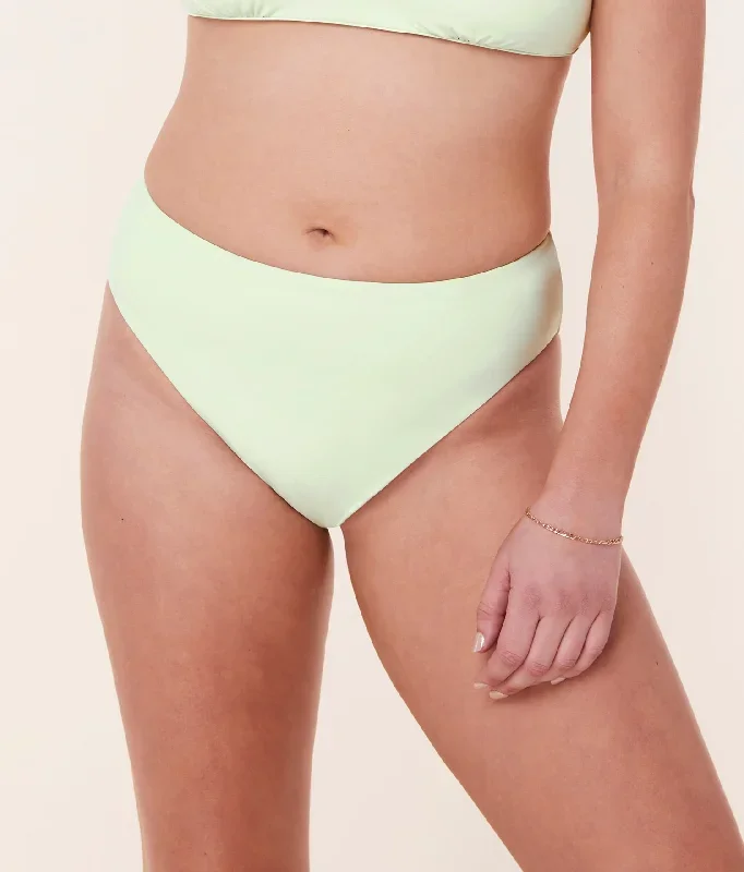 The 90s High Waisted Bottom - Eco Nylon - Pistachio