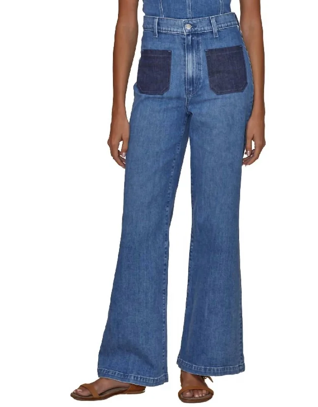 Virginia Wide Leg Jeans In Rosalie