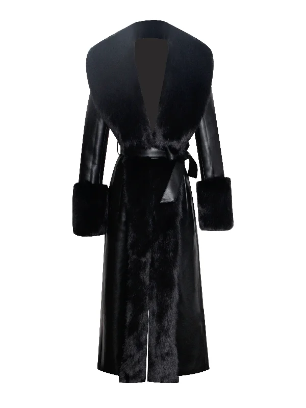 zaida-black-faux-fur-trim-black-vegan-leather-midi-coat