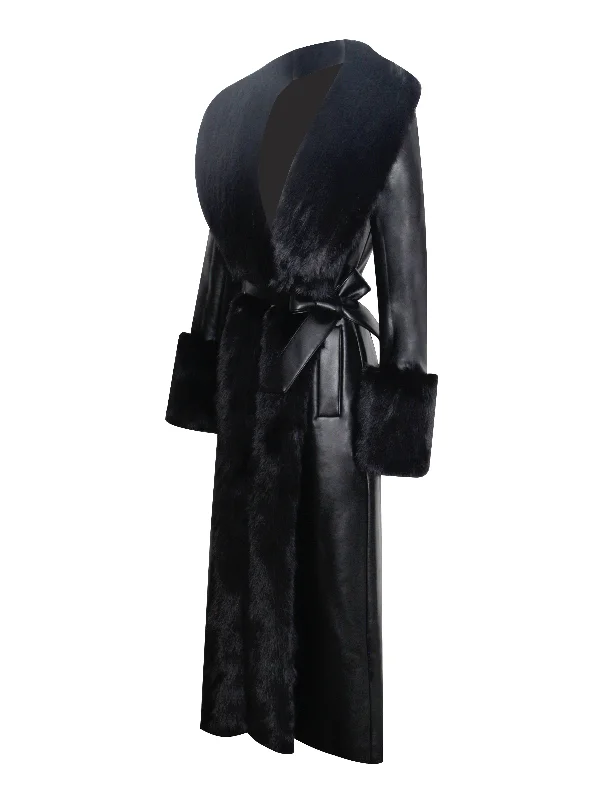 zaida-black-faux-fur-trim-black-vegan-leather-midi-coat