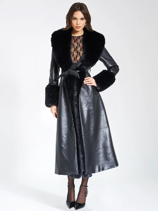 zaida-black-faux-fur-trim-black-vegan-leather-midi-coat