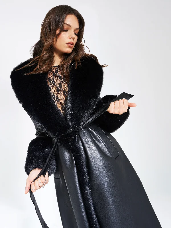 zaida-black-faux-fur-trim-black-vegan-leather-midi-coat